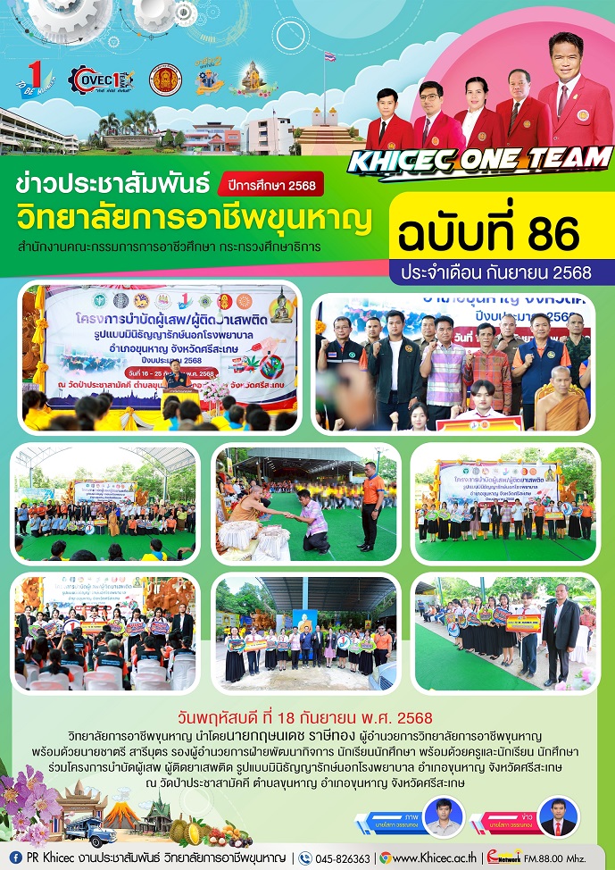 วก.ขุนหาญ เข้าร่วมโครงการบำบัดผู้เสพ ผู้ติดยาเสพติด รูปแบบมินิธัญญารักษ์นอกโรงพยาบาล อ.ขุนหาญ จ.ศรีส